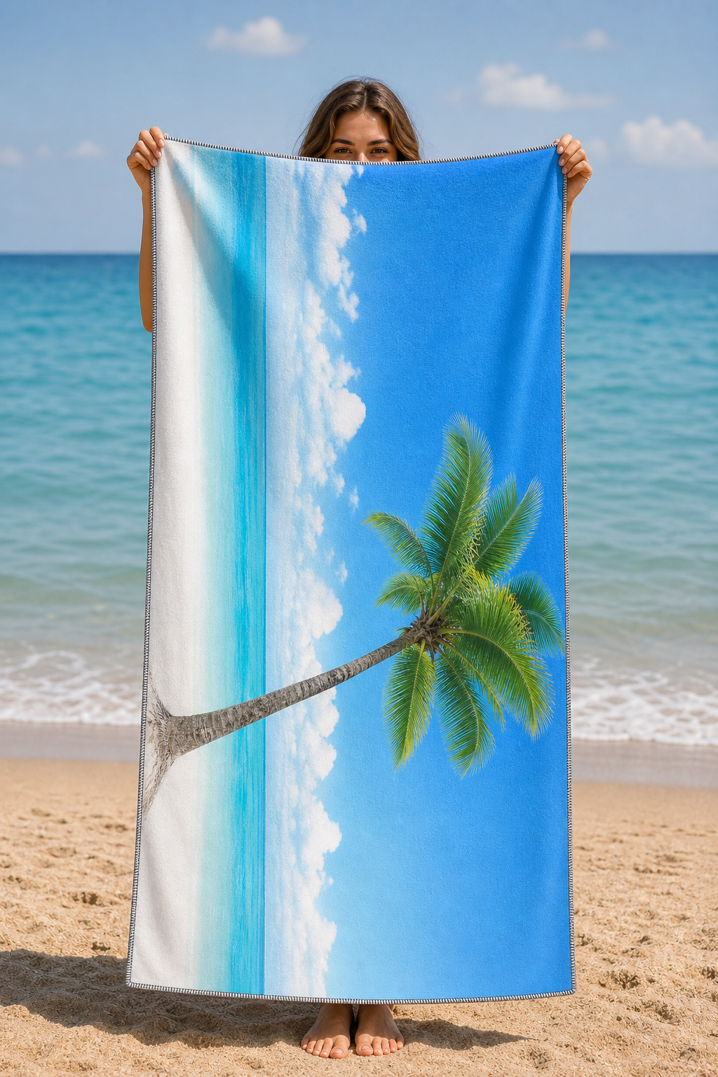 Tropical Palm Shore Towel