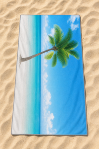Tropical Palm Shore Towel — 02-sand-flatlay
