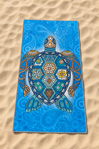 Boho Sea Turtle Towel — 04-sand-flatlay