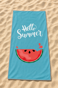 Hello Summer Watermelon Towel — 08-sand-flatlay