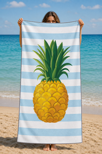 Pineapple Stripe Towel — 10-model-holding