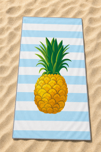 Pineapple Stripe Towel — 10-sand-flatlay