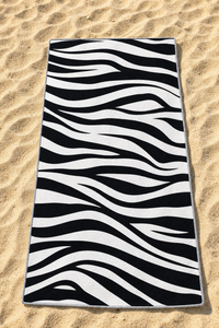 Zebra Wave Towel — 14-sand-flatlay