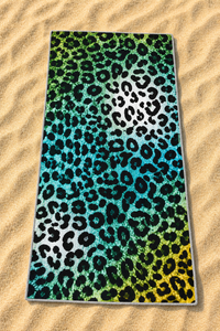 Turquoise Leopard Towel — 17-sand-flatlay