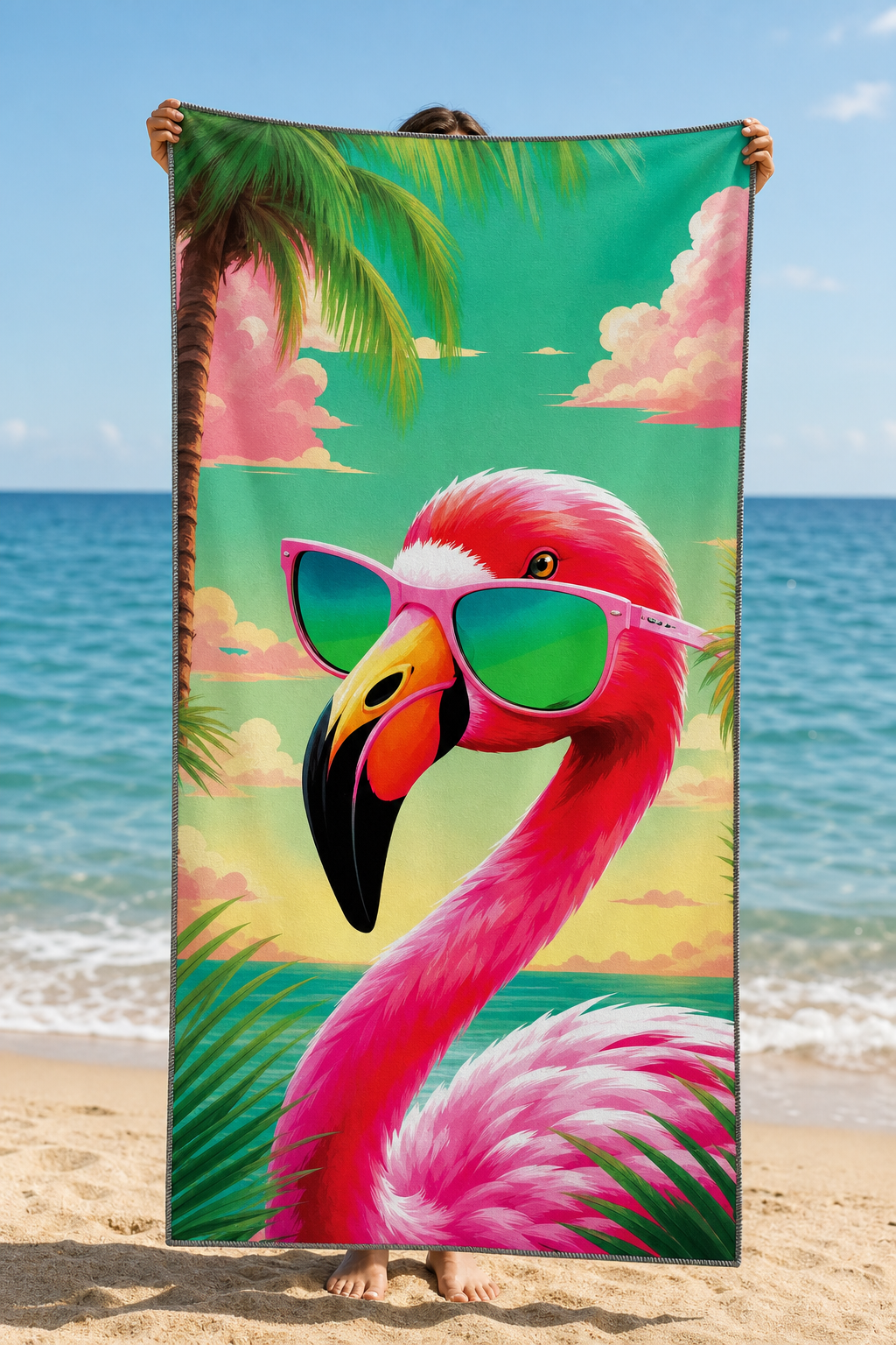 Cool Flamingo Towel
