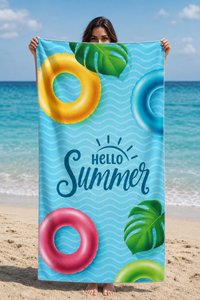 Pool Float Summer Towel — 35-model-holding