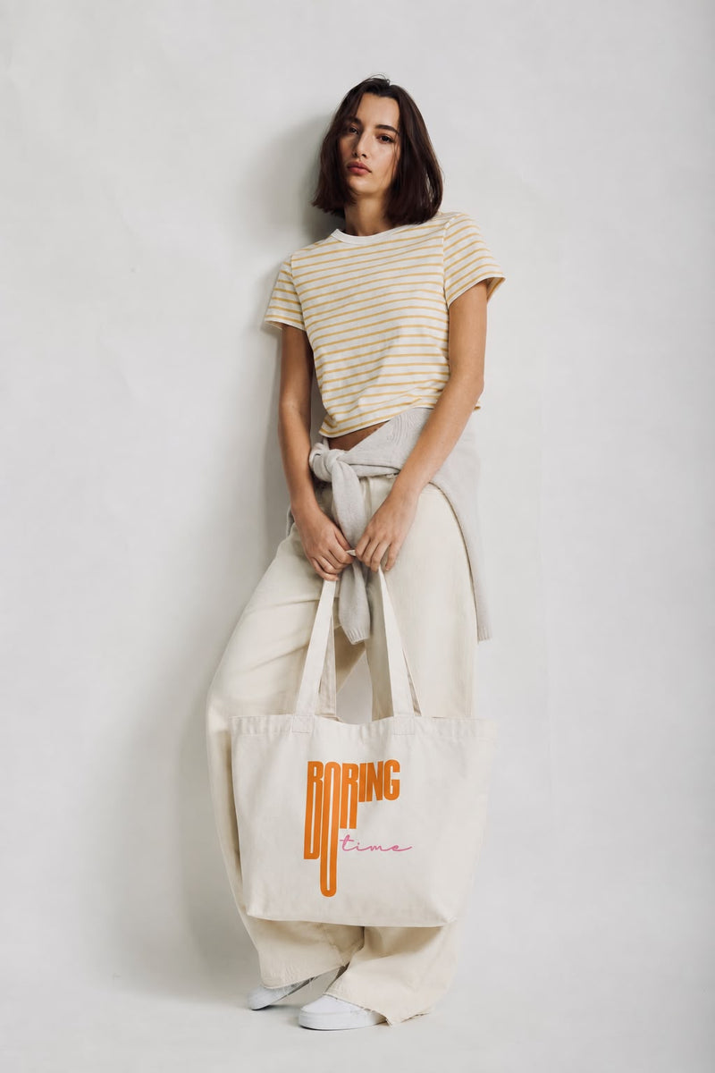 Boring Time Tote Bag