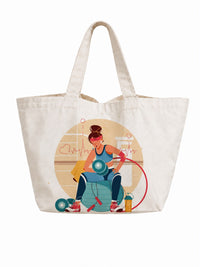 Fitness Girlie Tote Bag