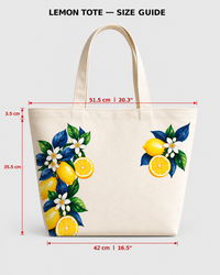 Lemon Blossom Tote Bag
