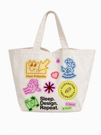 Sleep Design Repeat Tote Bag