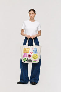Sleep Design Repeat Tote Bag