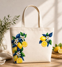 Lemon Blossom Tote Bag