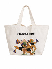 Workout Time Tote Bag