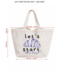 Let's Start The Day Tote Bag